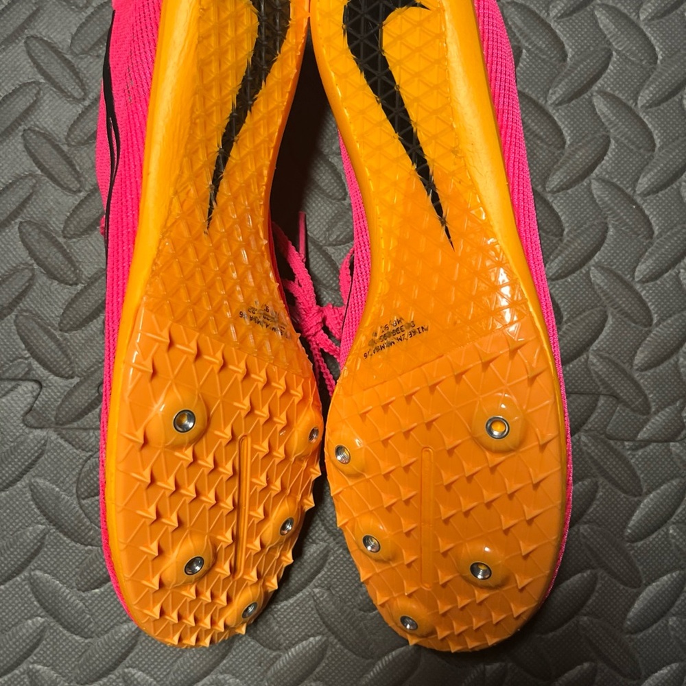 Nike Zoom Mamba 6 Pink Distance Spike Track Shoes Sz 9.5  DR2733- 600 New Sprint - Picture 8 of 12
